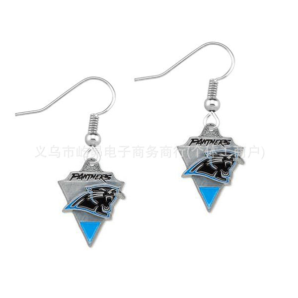 Wholesale Rugby team logo earrings