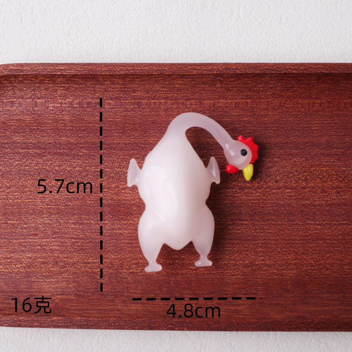 Wholesale Car-mounted color-changing roast duck car pendant