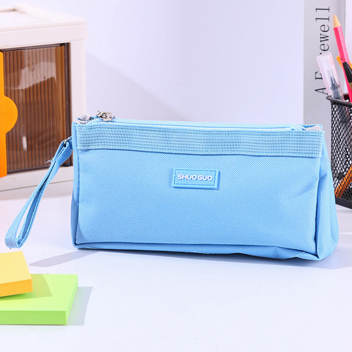 Wholesale Large capacity transparent pencil bags