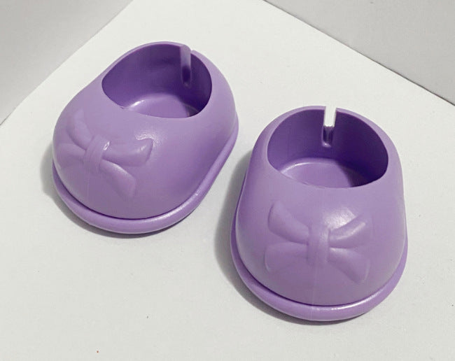 Wholesale Standing 20cm cotton doll plump body change shoes plush toy doll accessories