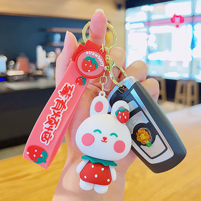 Wholesale Cartoon Silicone Doll Keychain JDC-KC-MingT038