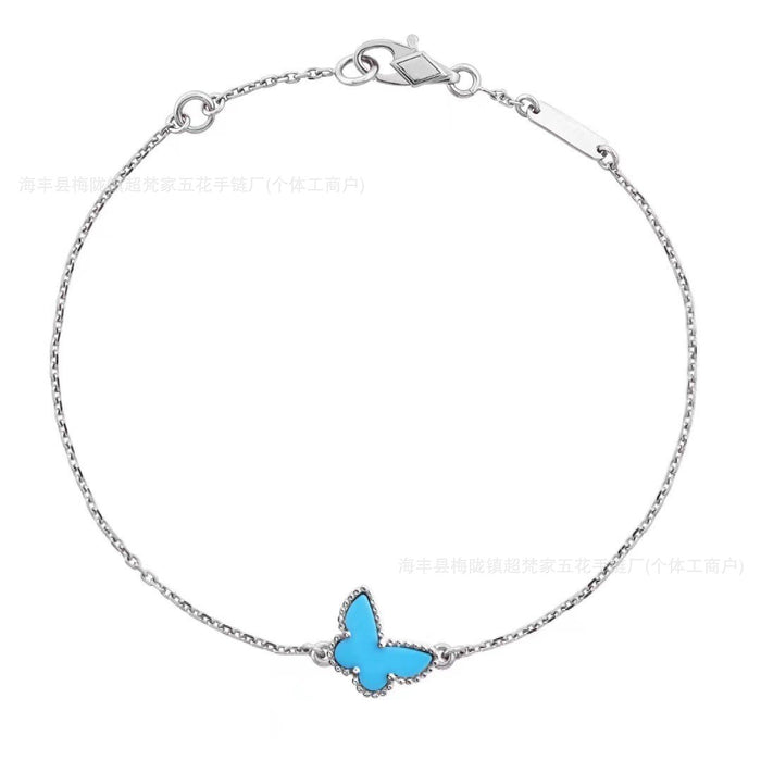 Wholesale Butterfly Jewelry Set Gold Tone Necklace and Earrings Fashion Accessory