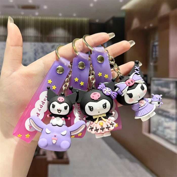 Wholesale Cartoon Silicone Doll Keychain JDC-KC-HaoXi008