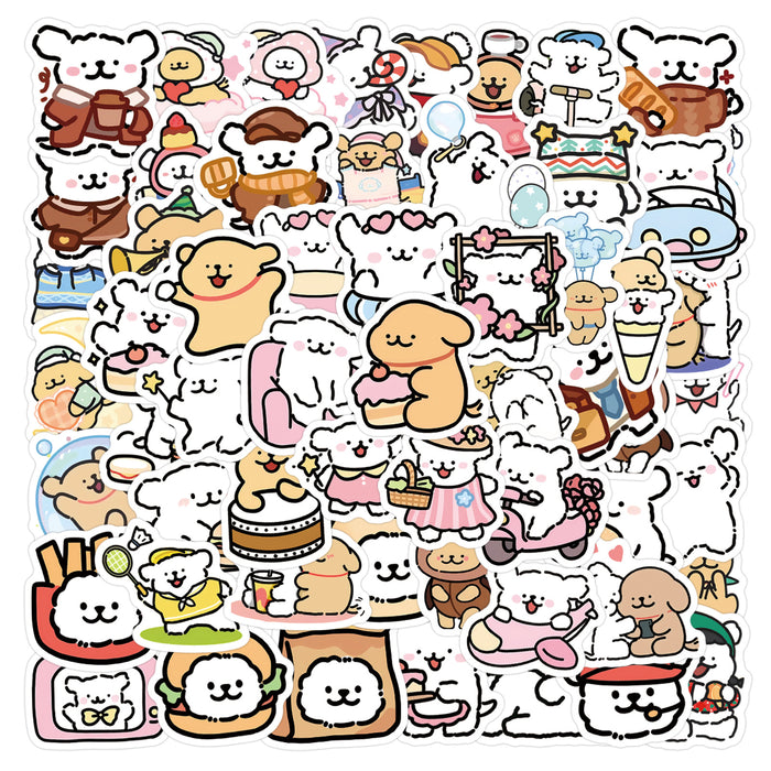 Wholesale 105PCS Cartoon Graffiti Decorative Refrigerator and Skateboard Personality Stickers