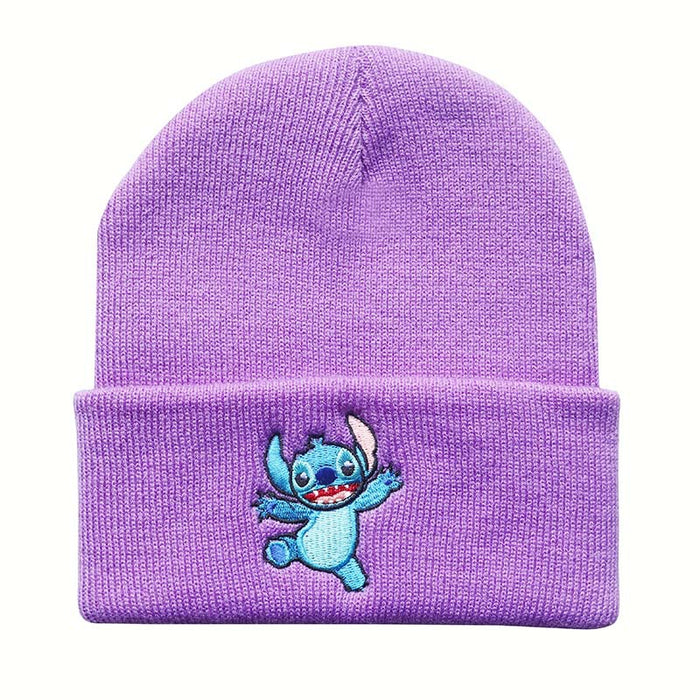 Wholesale Acrylic Cartoon Embroidery Knitted Beanie JDC-FH-LvH008