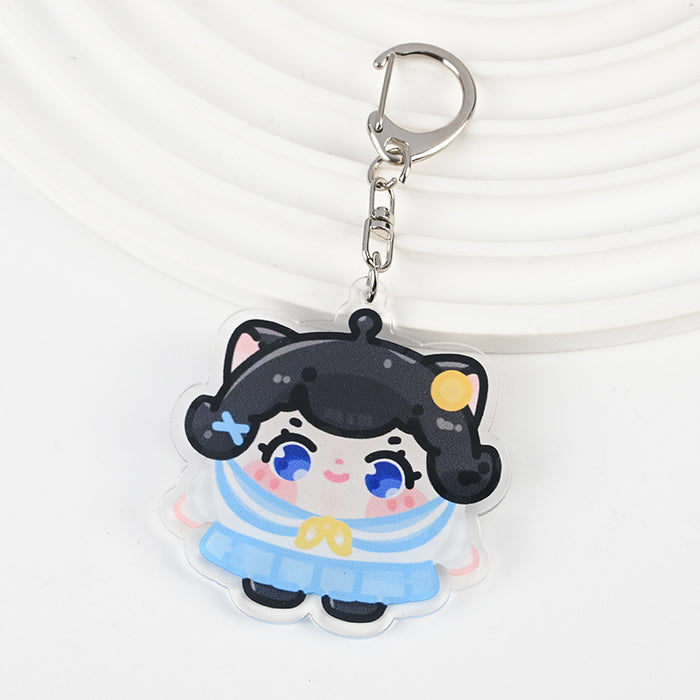 Wholesale Cute Cartoon Acrylic Keychain JDC-KC-XBK005