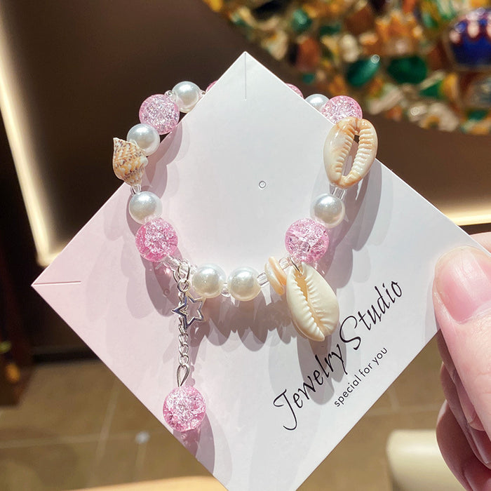 Wholesale Summer Shell Beaded Bracelet Trendy Jewelry Accessory MOQ≥3