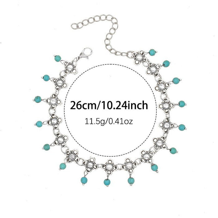 Wholesale Tassel pendant anklet retro anklet