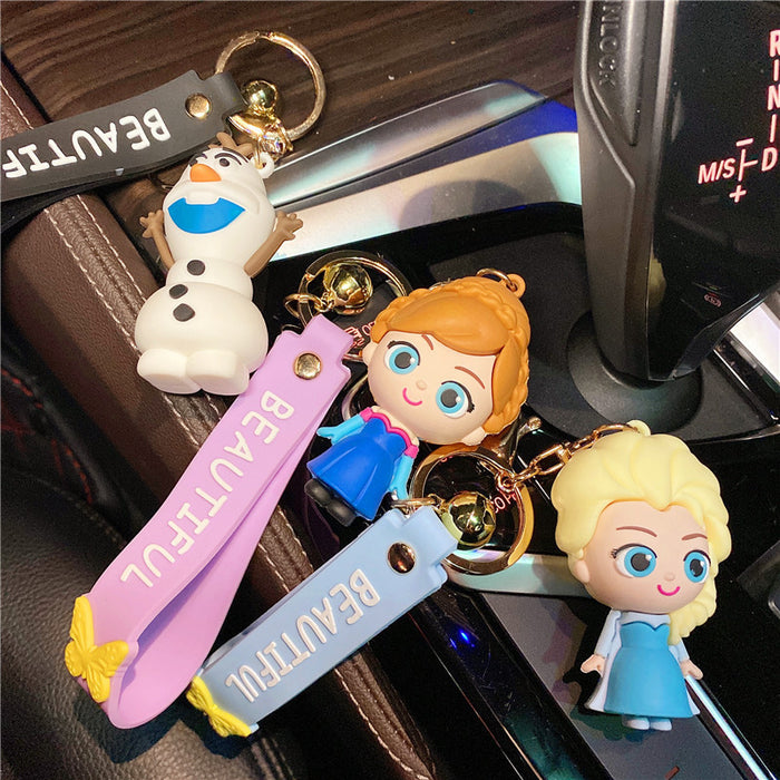 Wholesale Silicone Cartoon Doll Keychain JDC-KC-JiShi003