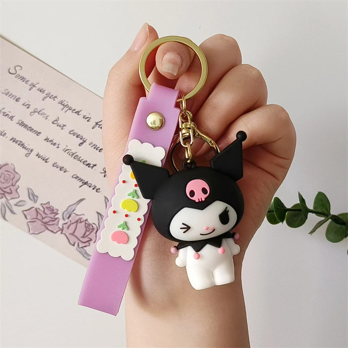 Wholesale Cartoon Silicone Doll Keychain JDC-KC-HaoXi011