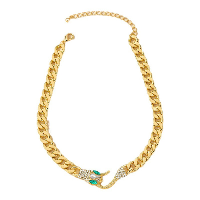 Wholesale Snake Shape Alloy Necklace JDC-NE-WeiY004