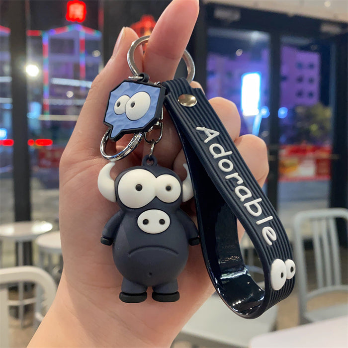 Wholesale Cute Eye-Popping Animal Keychain