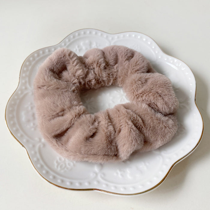 Wholesale Korean Autumn and Winter Cute Imitation Rabbit Velvet Hair Scrunchies