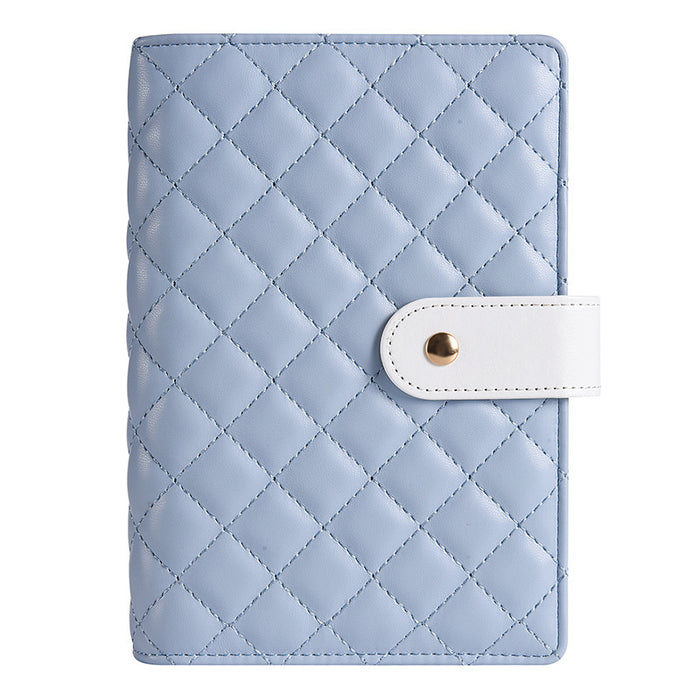 Wholesale Macaron Pu Leather Loose-Leaf Accounting Notebook Creative Cash Budget Financial Planning Notebook