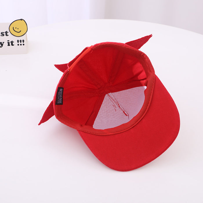 Wholesale Children's Hat Cartoon Duck Tongue Hat Sunshade Hat Sunscreen Baseball Hat