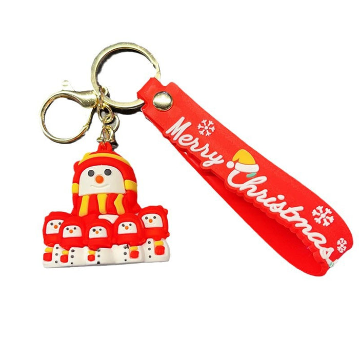 Wholesale Christmas key chain car pendant exquisite key pendant