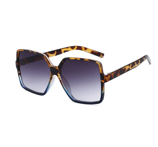 Wholesale Trendy Large Frame Sunglasses for Men, Box Vintage Toad Glasses, Street Photography Versatile Trendy Sunglasses