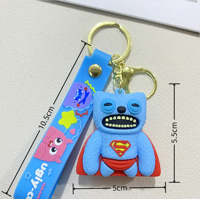 Wholesale Cartoon monster doll keychain