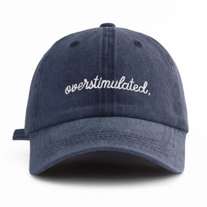 Wholesale Trendy Black Adjustable Baseball Cap With Distressed Letter Print Curved Brim For Summer Sun Protection Boutique Resale Accessory