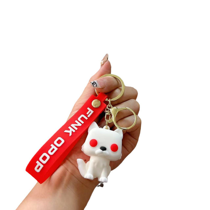 Wholesale 2PCS Super Cute Cute Doll PVC Keychains JDC-KC-Aobang007