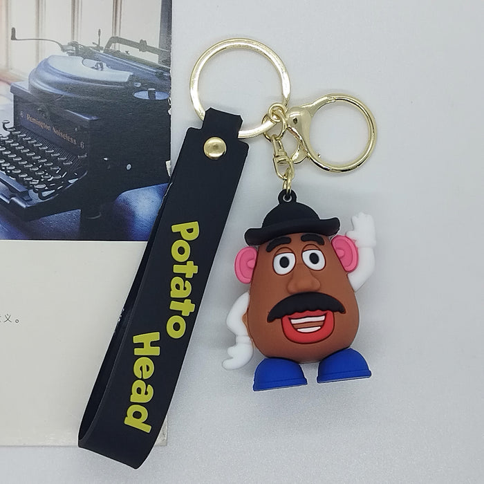 Wholesale Cartoon Mr.  Bullet Robot Keychain Pendant Bag Car Key Chain Accessories