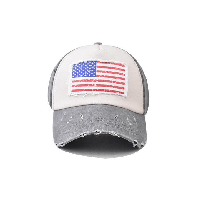 Wholesale Cotton American Flag Independence Day Baseball Cap JDC-FH-ErXu008