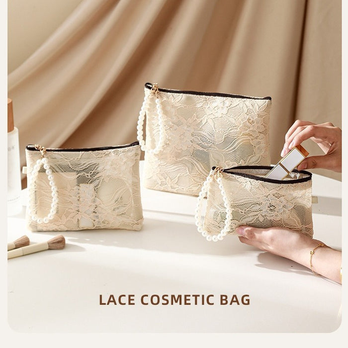 Wholesale Lace Design Makeup Bag Fashion Accessory For Travel Gift And Boutique Resale