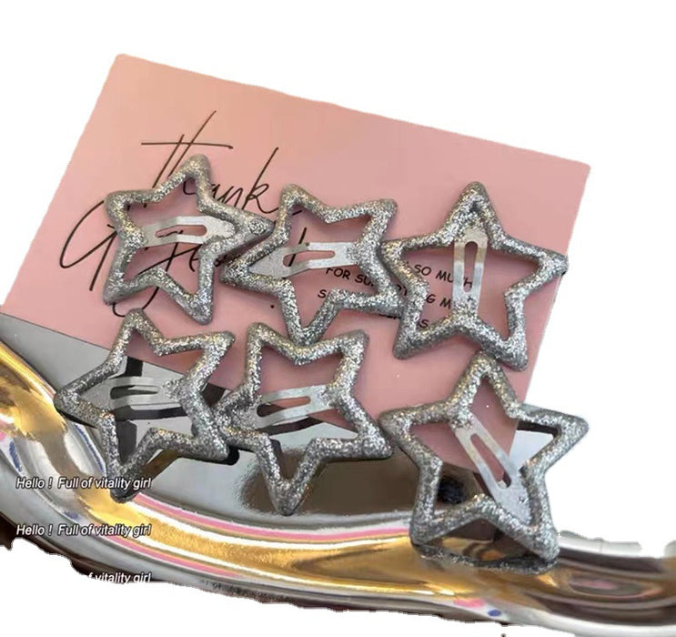 Wholesale Hairpin Sweet Cool Five-pointed Star Side Bangs Hairpin Hair Accessories