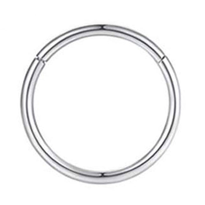 Wholesale Titanium Steel Gold Seamless Hoop Earrings Gypsophila Design Fashion Jewelry Accessory