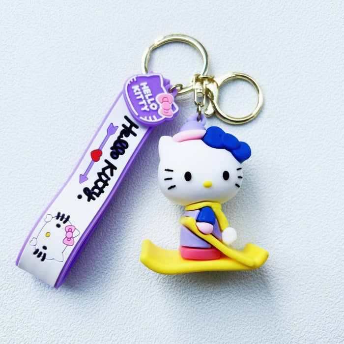 Wholesale PVC Cartoon Doll Keychain JDC-KC-WuYi132