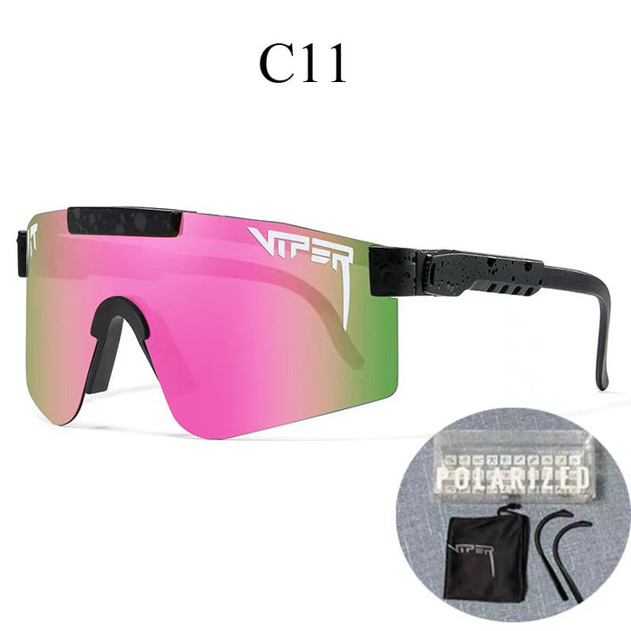 Wholesale PC Real Film Coated Square Frame Windproof Cycling Glasses JDC-SG-Guoyi001