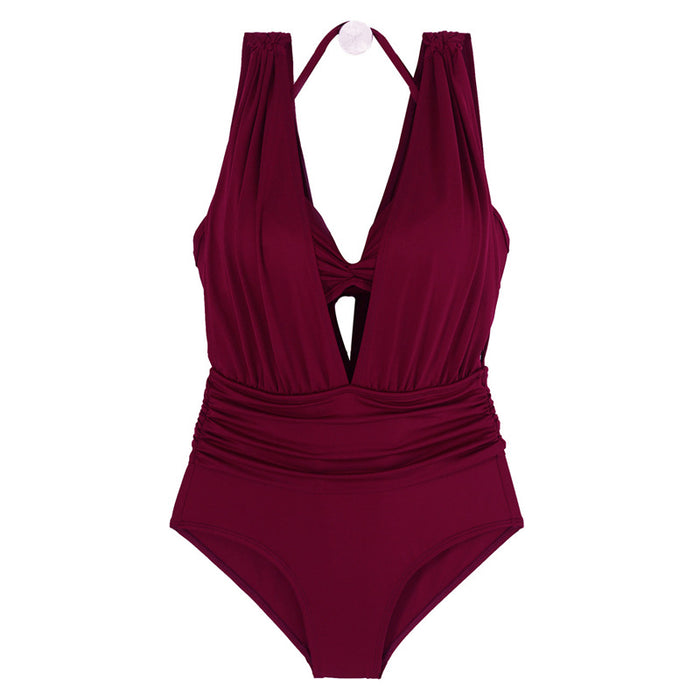 Wholesale One-piece bikini swimsuit two-piece set with split steel support swimsuit