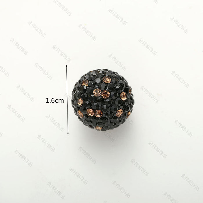 Wholesale Polymer Clay Diamond Ball Beads JDC-BDS-JinWD002