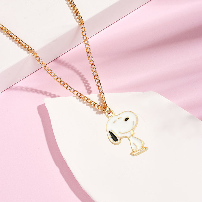 Wholesale Stainless Steel Alloy Electroplated Cartoon Pendant Necklace Fashion Jewelry Accessory