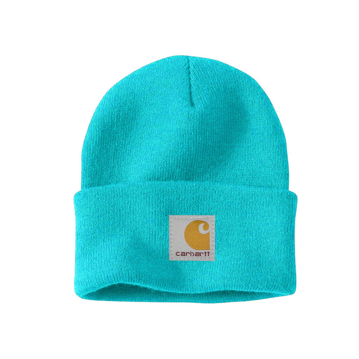Wholesale Solid color knitted beanie hat with folded brim winter hat