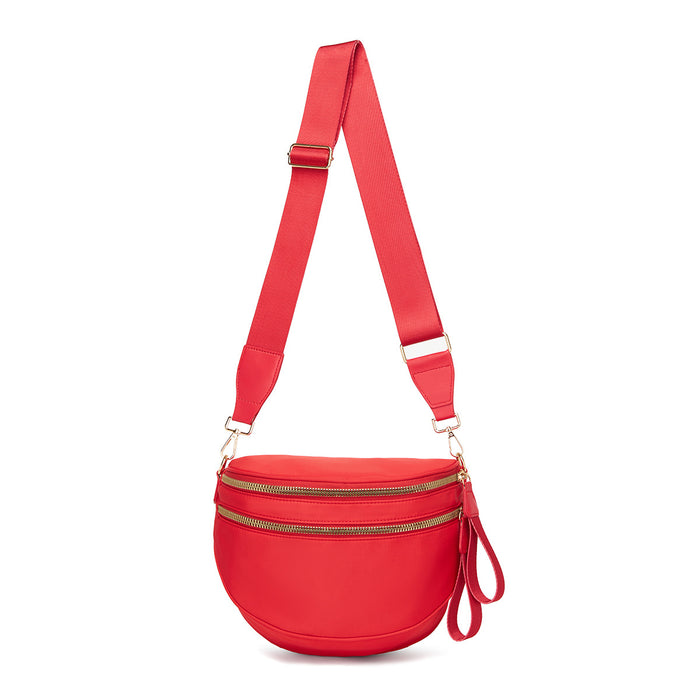 Wholesale Women' s shoulder bag fashionable and versatile Oxford cloth large capacity shell bag lightweight waterproof crossbody sports