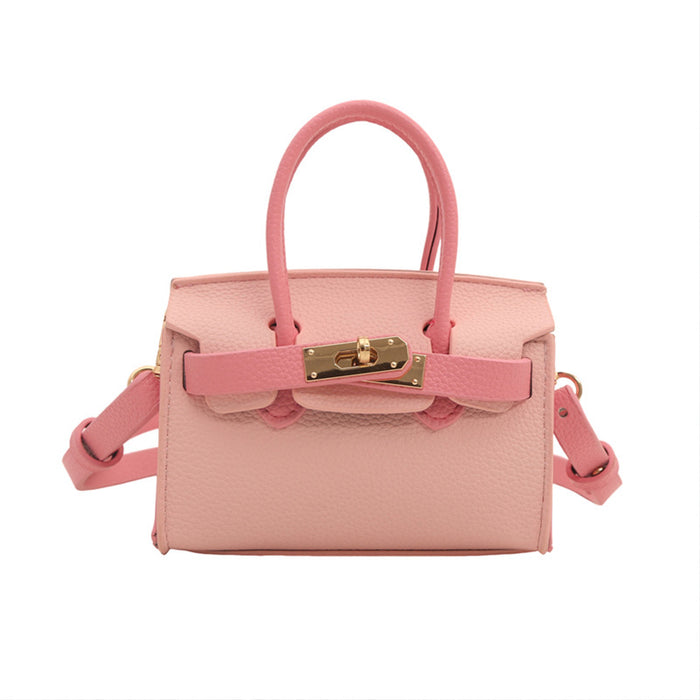 Wholesale Spring and summer children's bag, fashionable mini western-style contrasting color crossbody bag