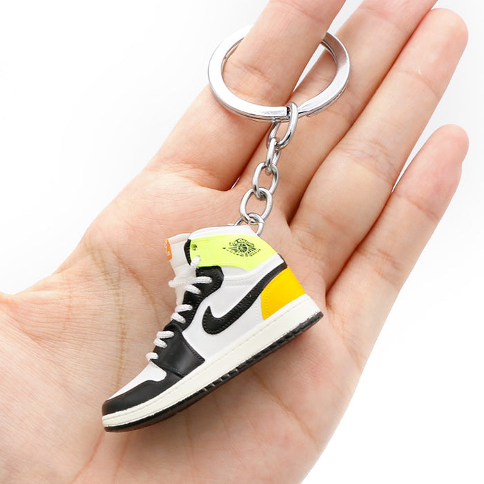 Wholesale PVC Mini Basketball Shoe Keychain JDC-KC-QLPing008