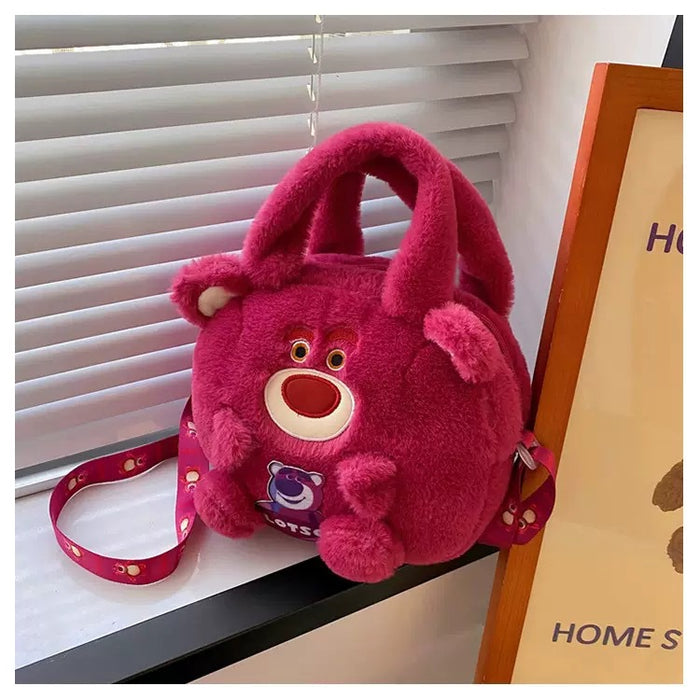 Wholesale Cartoon Plush All-match Shoulder Bags