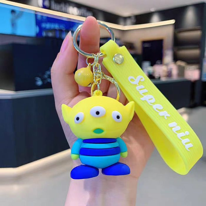 Wholesale Cartoon Doll Silicone Keychain JDC-KC-HongSheng002