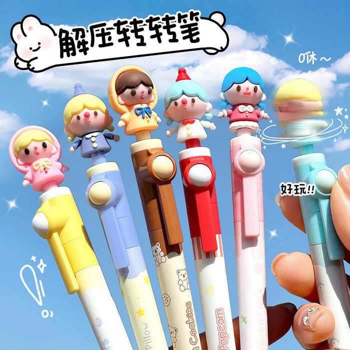 Wholesale 36pcs/ box Cartoon Pen for the Beginning of School Season,  Black Pen,  Student Stationery Supplies,  Gift Manufacturer