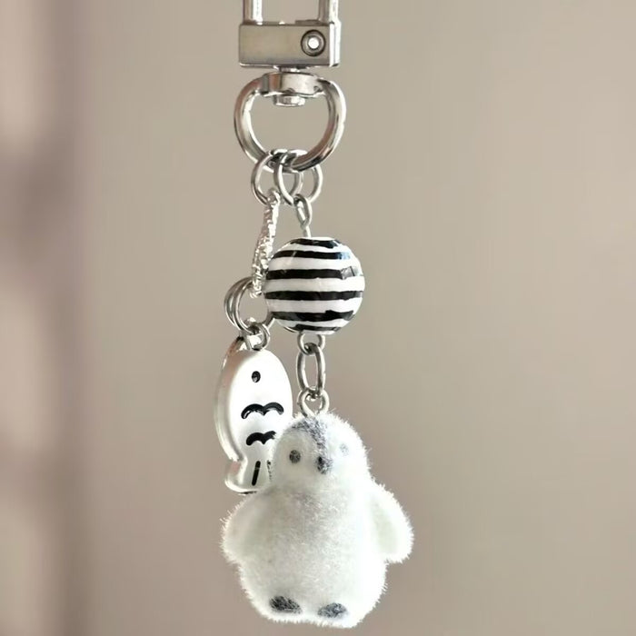 Wholesale Cute Cartoon Flocking Puppy Mobile Phone Pendant Bag Hanging Adornment Bag