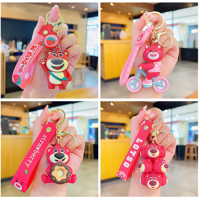 Wholesale Cartoon Doll Soft Plastic Keychain JDC-KC-KuM012