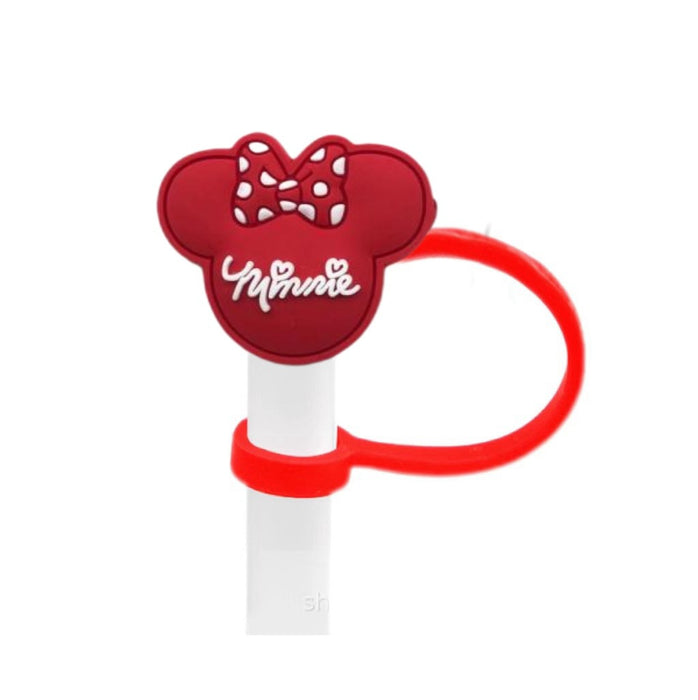 Wholesale Cute cartoon straw cap 8/10mm creative personality water cup straw stopper straw dust cover spot wholesale