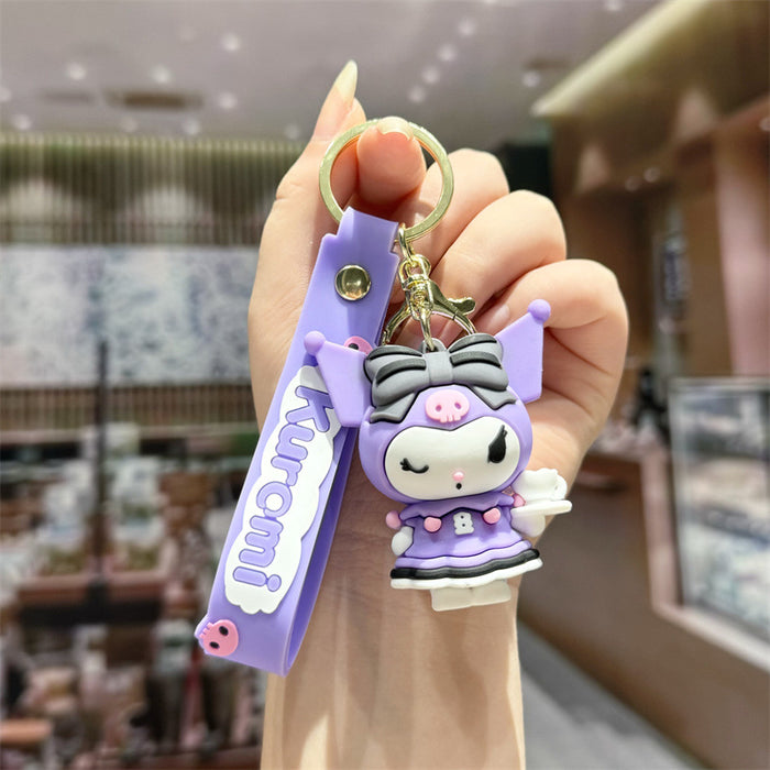 Wholesale Cartoon Silicone Doll Keychain JDC-KC-HaoXi007