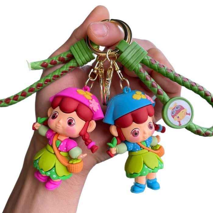 Wholesale Keychain, car keychain, bag, pendant, couple's exquisite small gift, cute doll hanging decoration