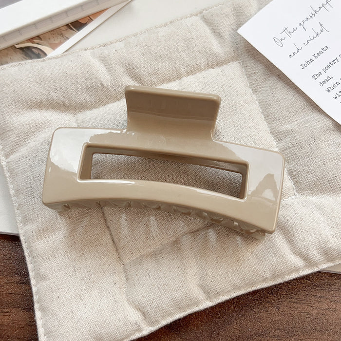 Wholesale Square Silicone Hair Clip Large Keel Design for Thick Hair Boutique Resale