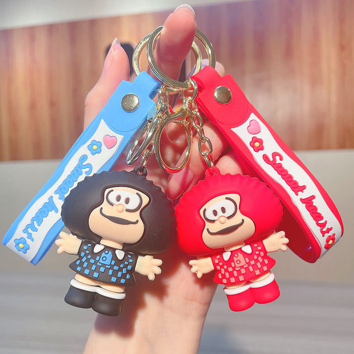 Wholesale Cartoon PVC Doll Keychain JDC-KC-JinGe092