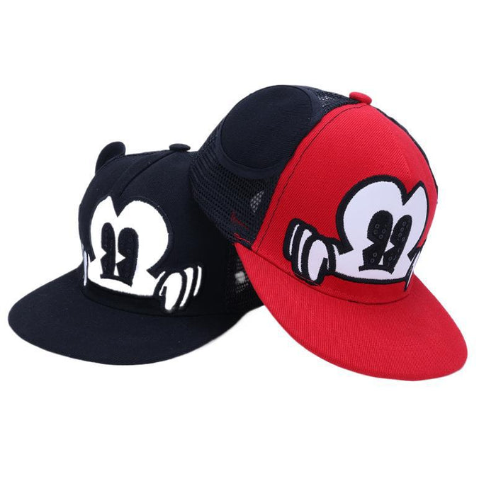 Wholesale Trendy Cute Cartoon Kids Baseball Cap Flat Brim Adjustable Sun Protection