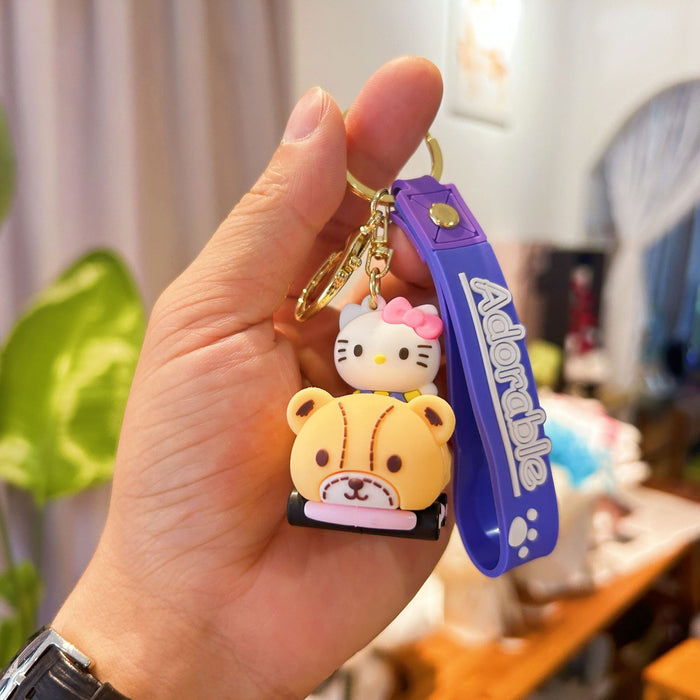 Wholesale PVC Cute Cartoon Doll Keychain JDC-KC-WuYi074